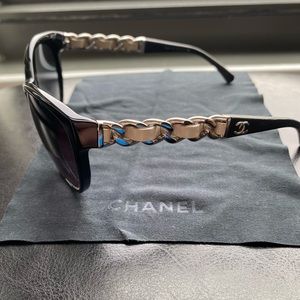 Chanel Chainlink Sunglasses including Chanel case